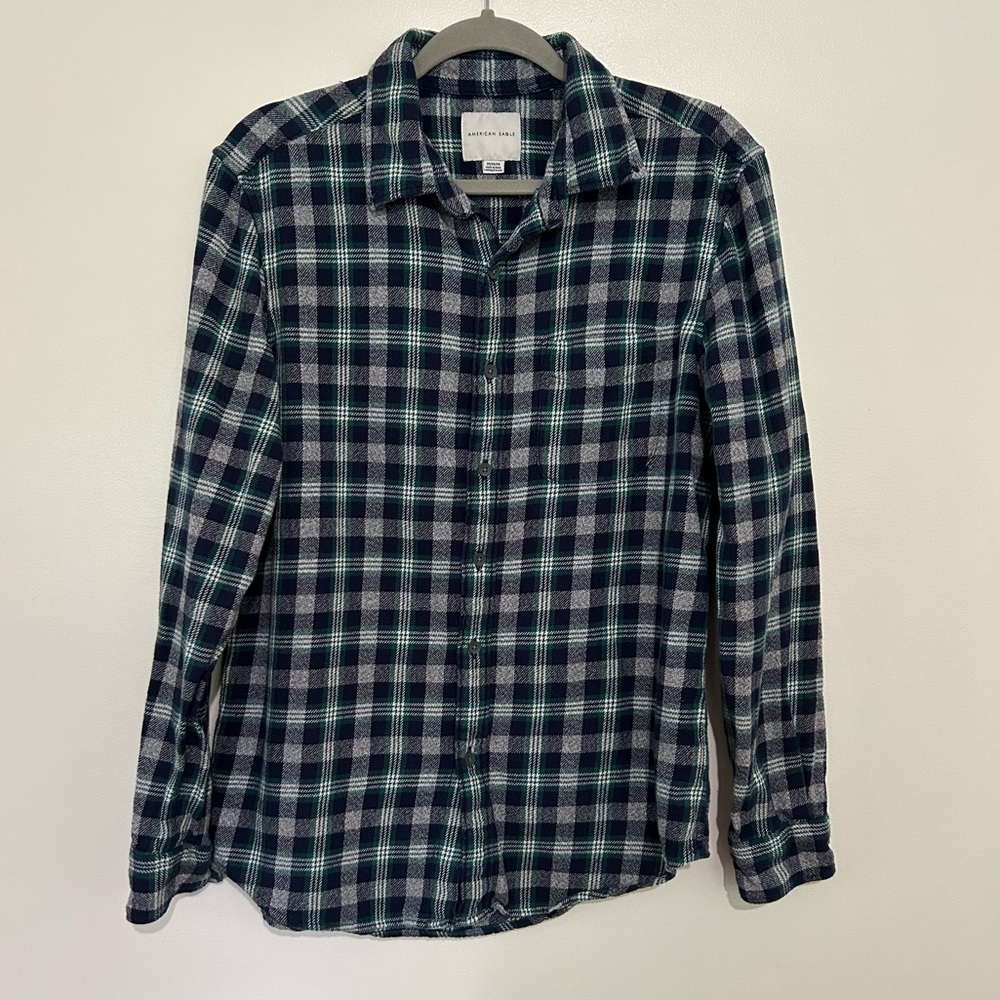 American Eagle Men’s Plaid Flannel